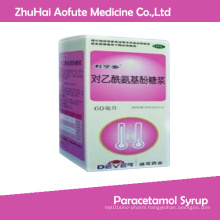 Antipyretic Analgesic Medicial Paracetamol Syrup